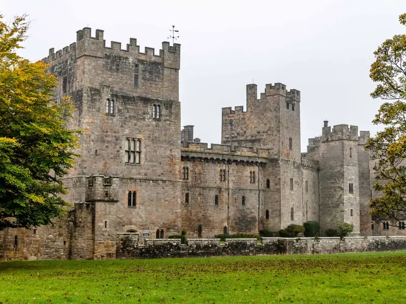 Raby Castle and its lawns, a short drive from Darlington